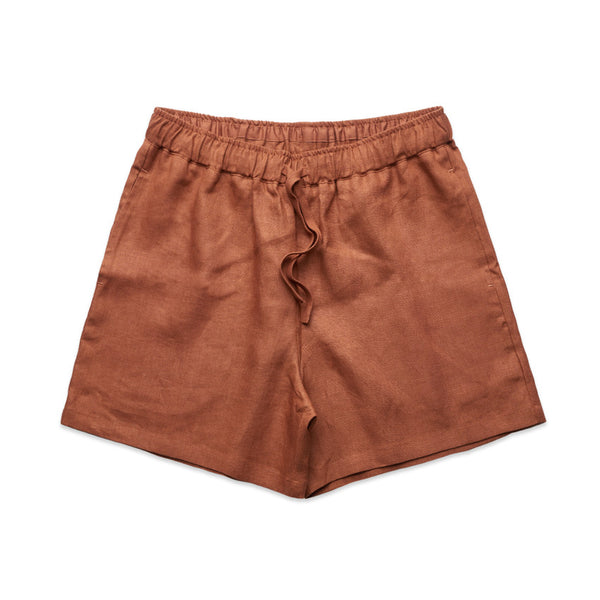 Wo's Linen Shorts |4919