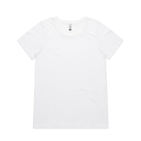 WO'S SHALLOW SCOOP TEE