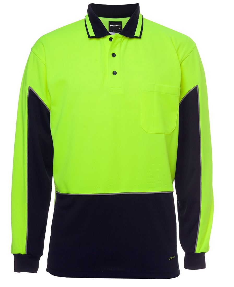 HI VIS L/S GAP POLO