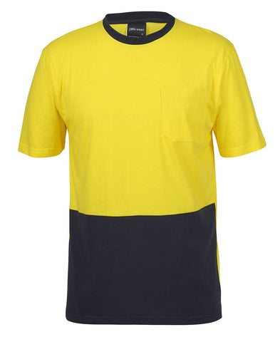 HI VIS CREW NECK COTTON T-SHIRT