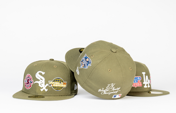 New Era 5950 - Green with World Series Patches